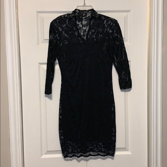 Black lace dress - Picture 2 of 2